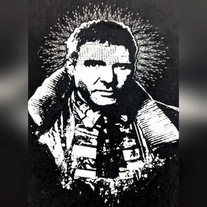 Blade Runner Movie Harrison Ford Detailed Graphic Was He A Robot, Too? Medium